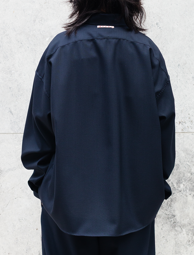 TROPICAL WOOL OVERSHIRT