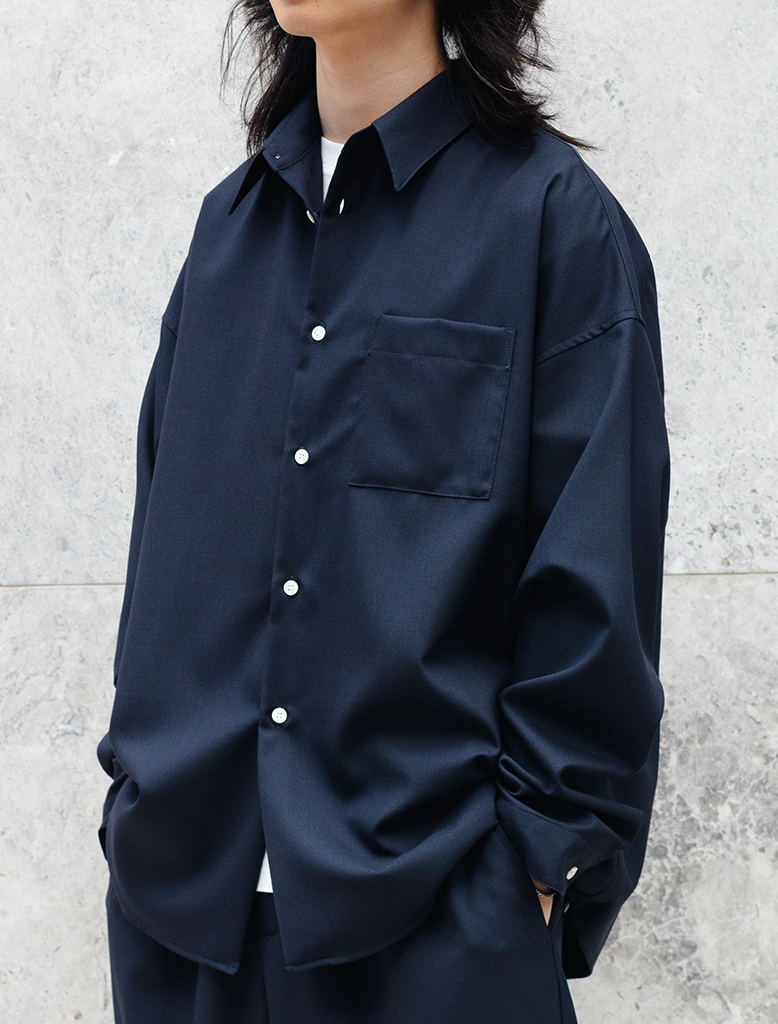 TROPICAL WOOL OVERSHIRT