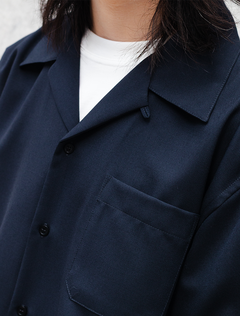 TROPICAL WOOL SS SHIRT