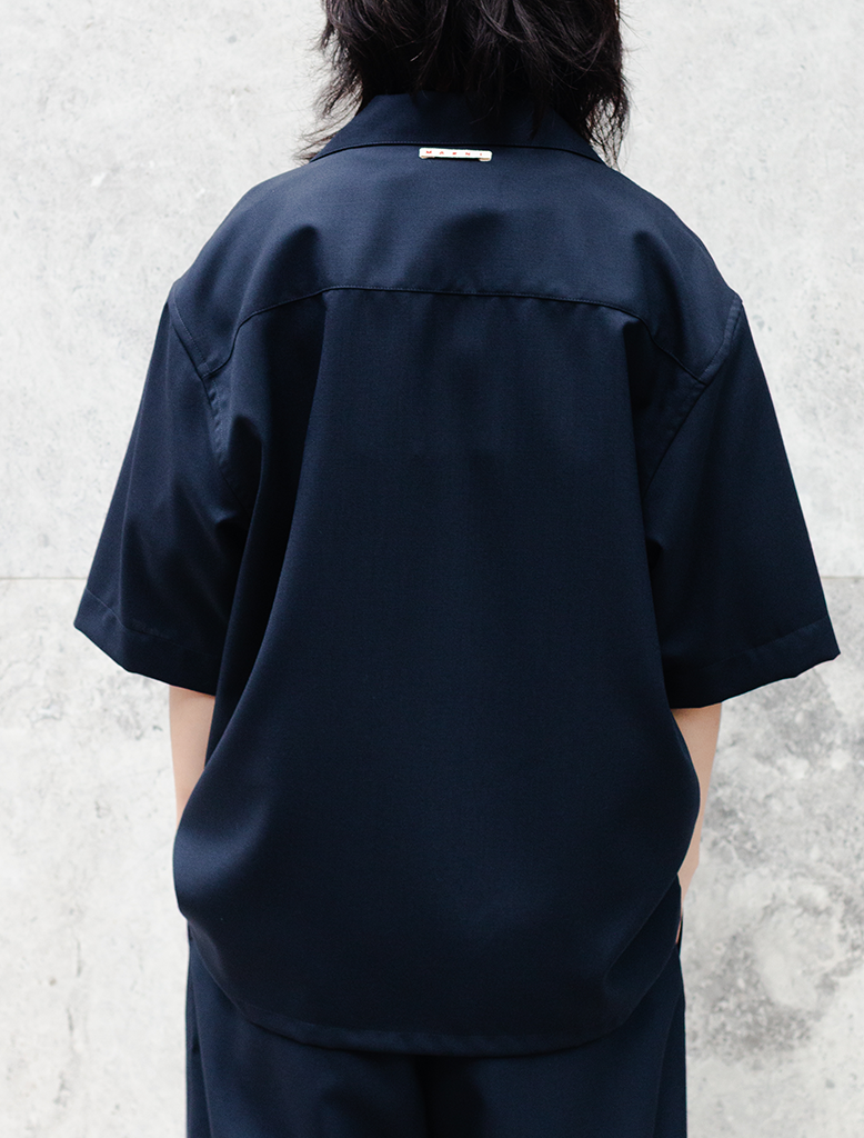 TROPICAL WOOL SS SHIRT