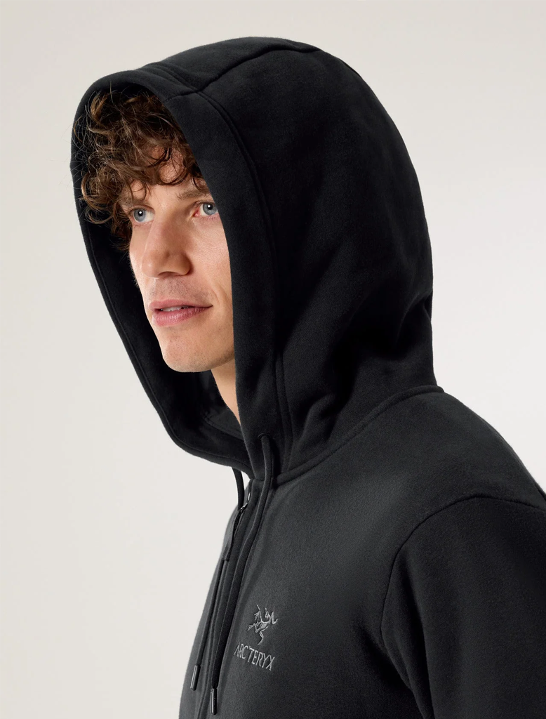 EMBLEM FLEECE ZIP HOODIE