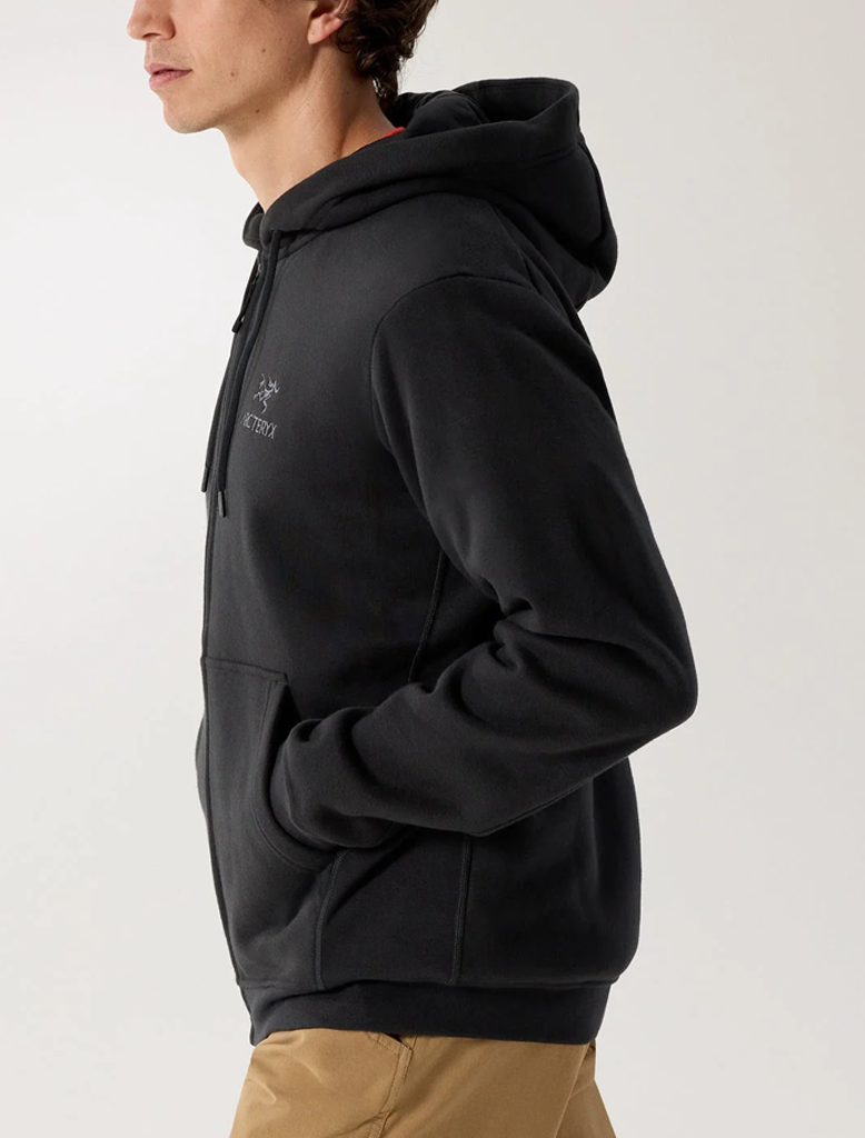 EMBLEM FLEECE ZIP HOODIE