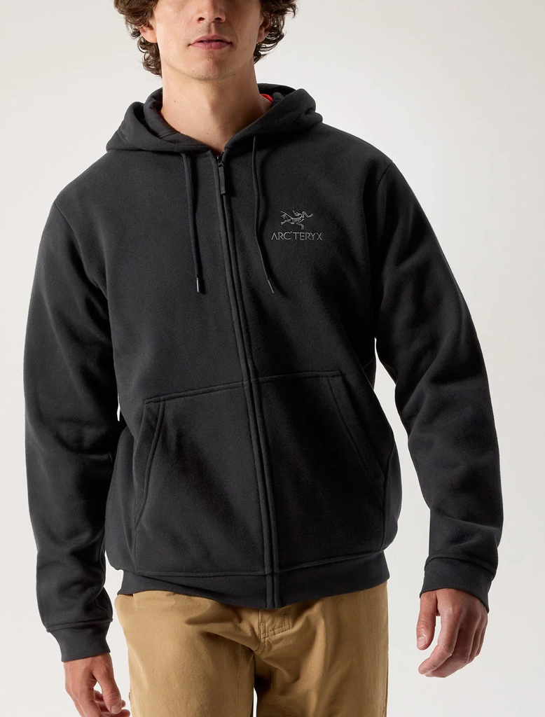 EMBLEM FLEECE ZIP HOODIE