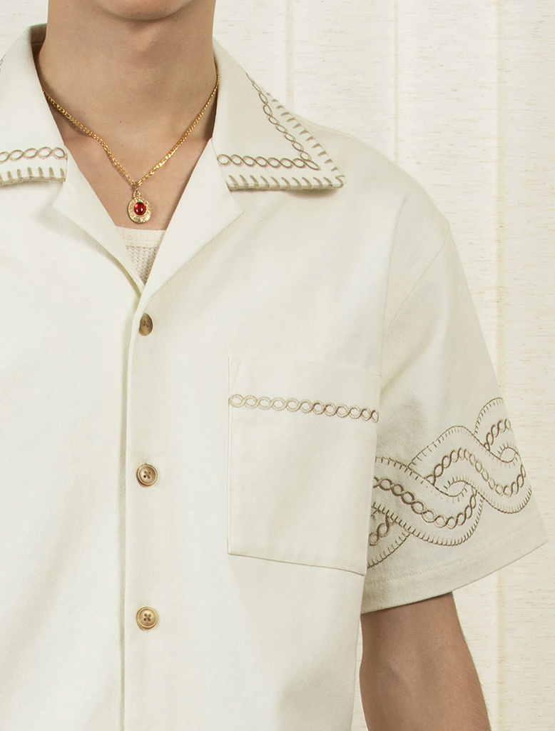 LA CHEMISE BRODEE TRESSES