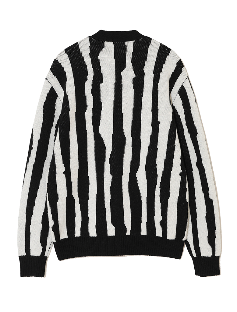 WOOL BLEND KNIT CARDIGAN