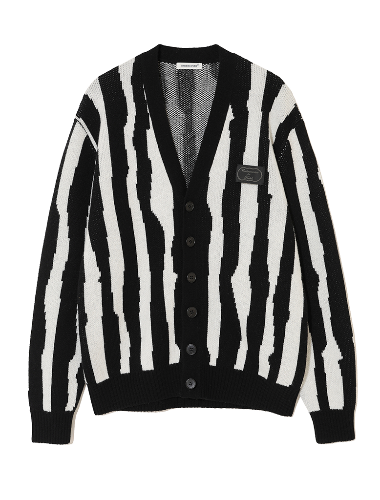 WOOL BLEND KNIT CARDIGAN