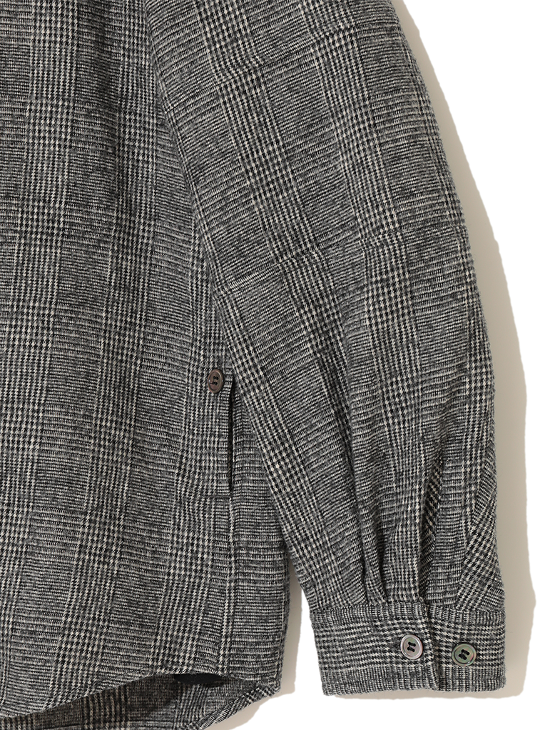 WOOL BLEND CHECK SHIRT
