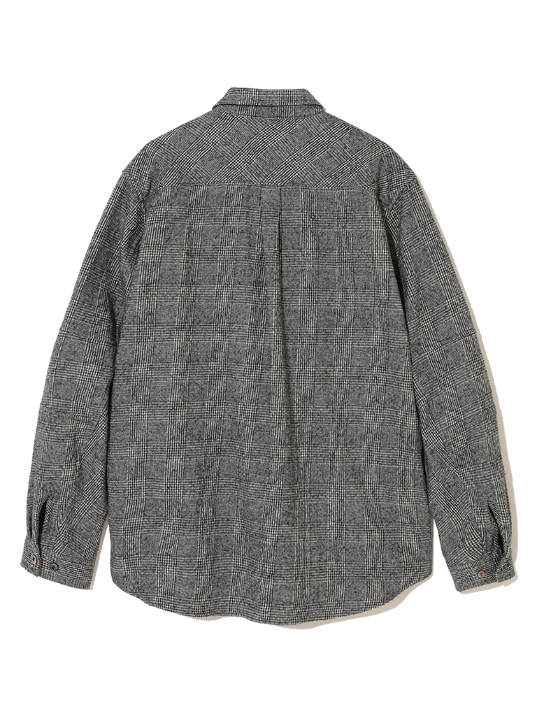 WOOL BLEND CHECK SHIRT