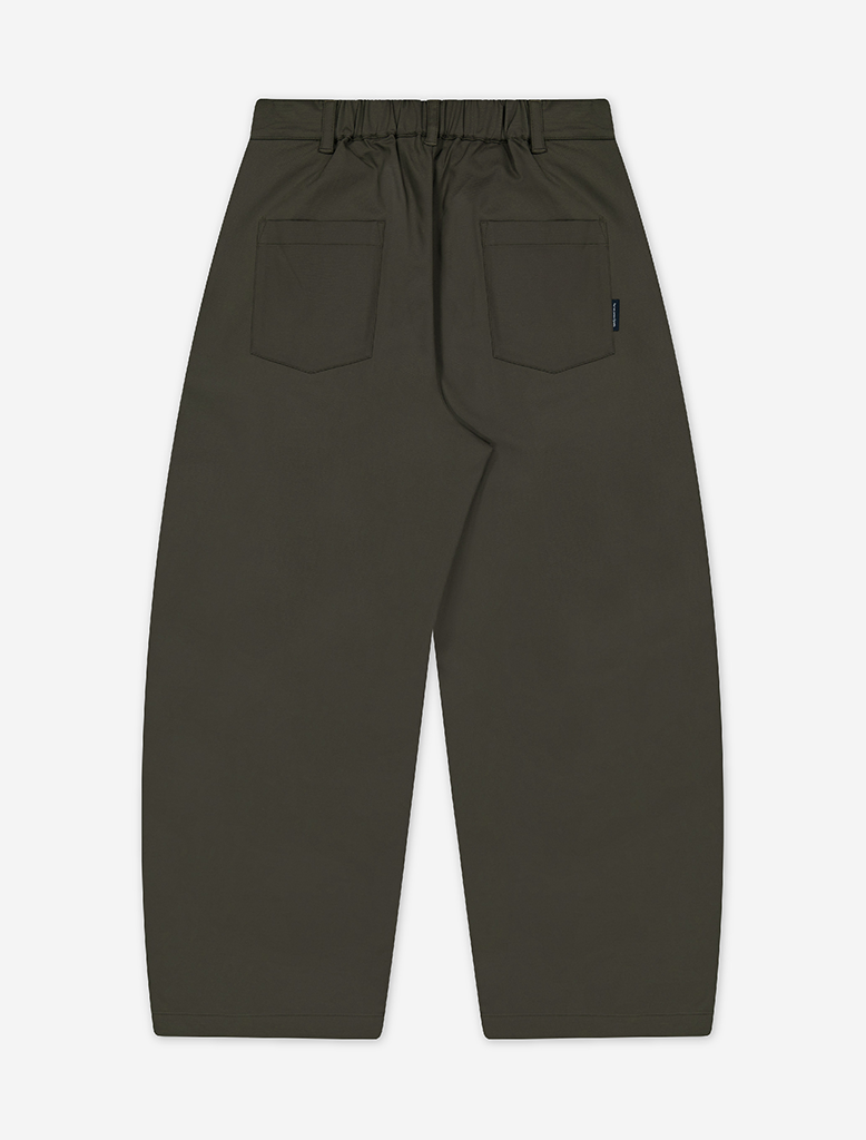 KNEE DART PLEATED TROUSERS