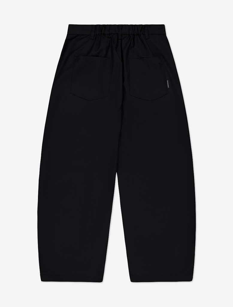DART-KNEE PLEATED TROUSERS