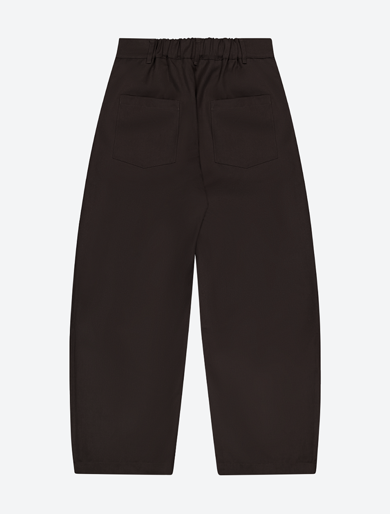 WOOL TAILORED PLEATED TROUSERS