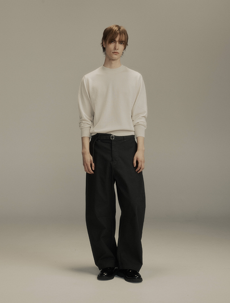 BELTED TROUSERS