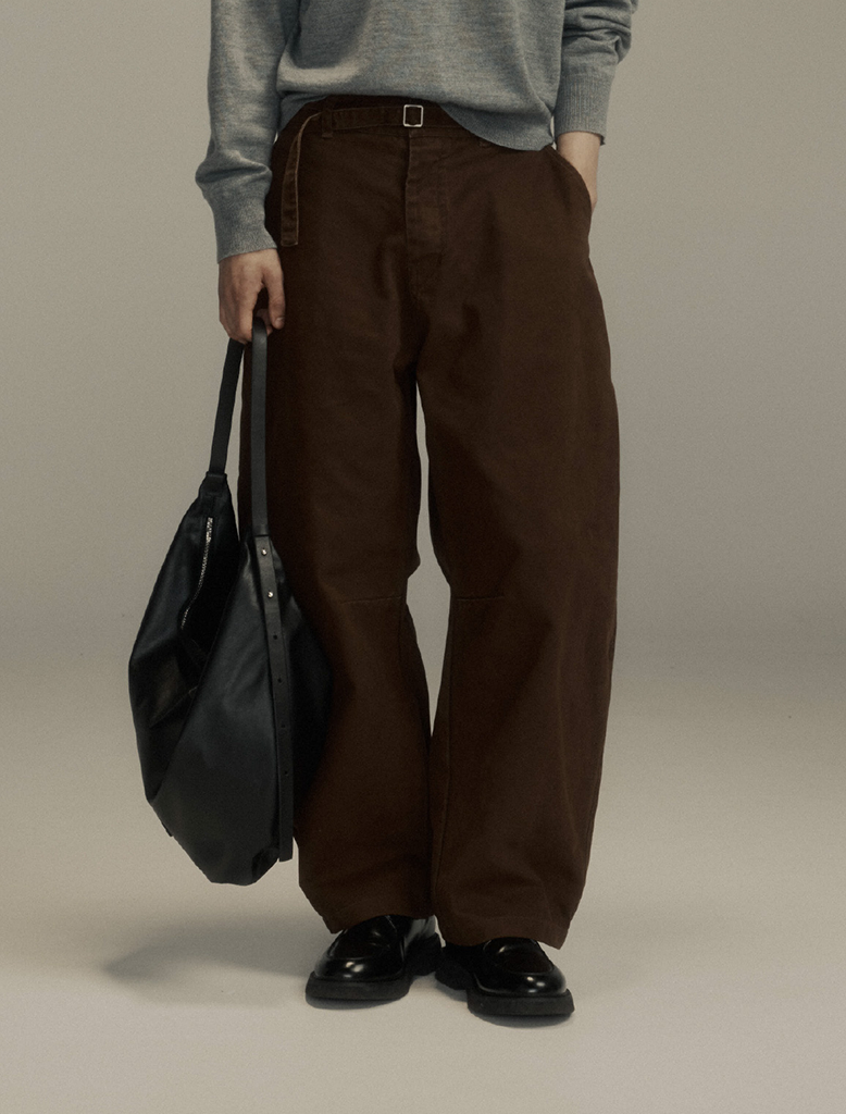 BELTED TROUSERS