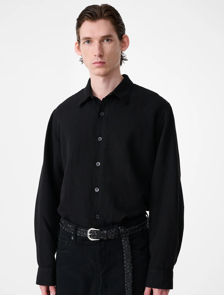 HITHE LINEN MIXSHIRT