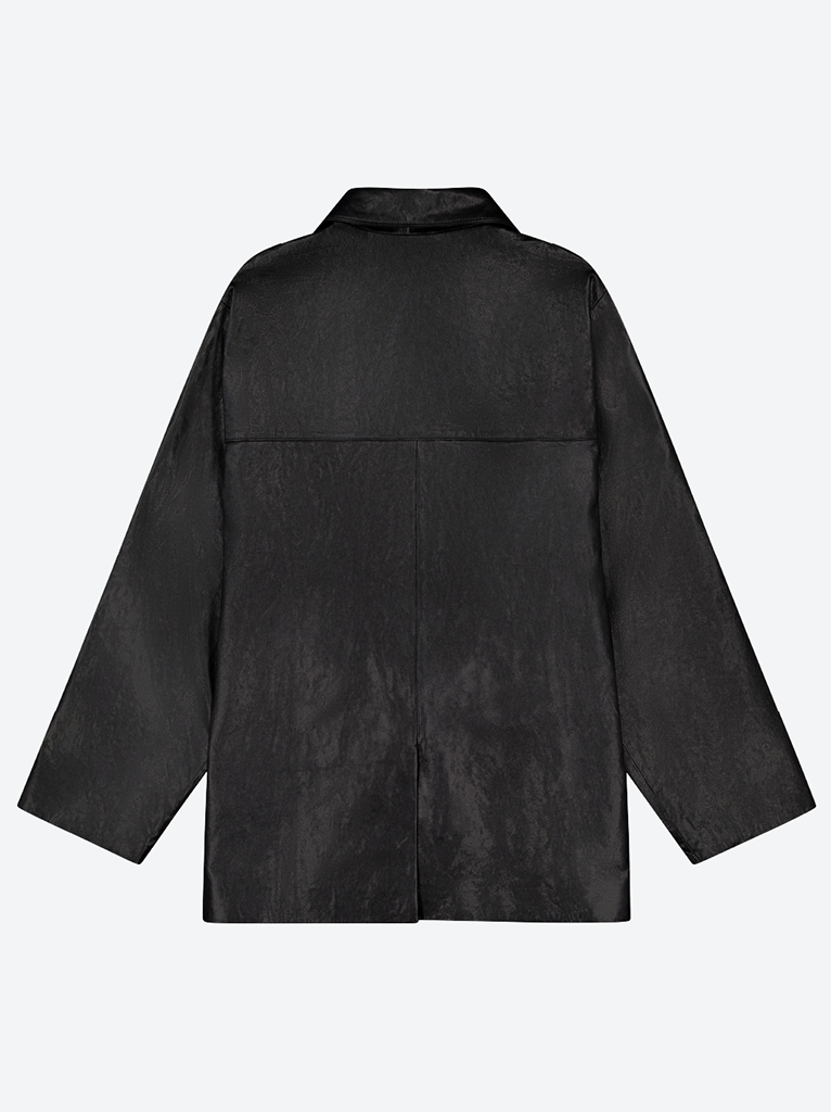 4 BUTTON LEATHER JACKET