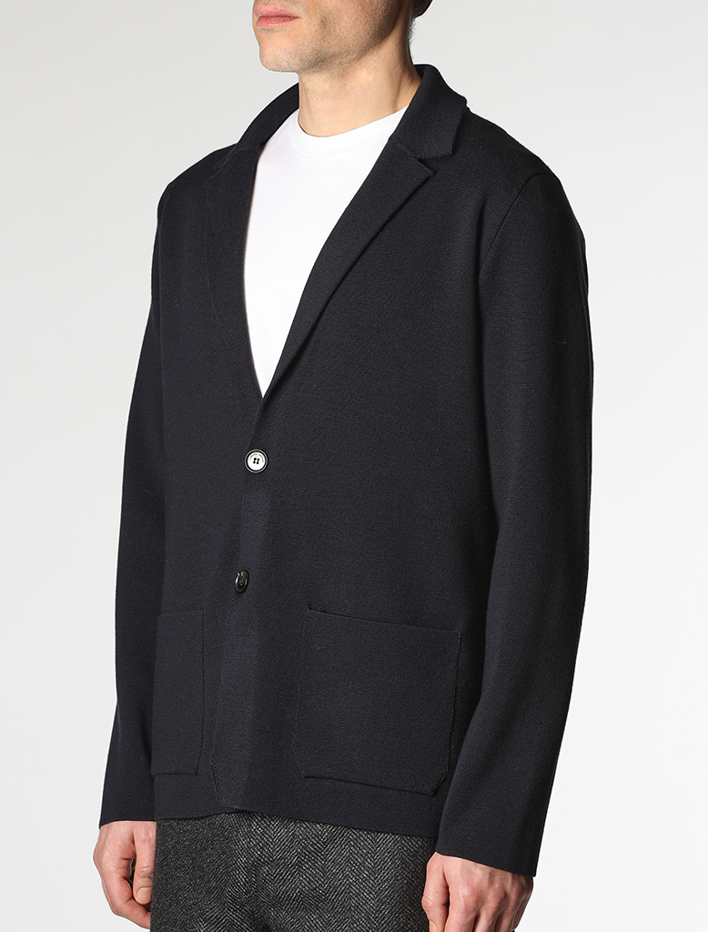 SUPER FINE MERINO KNIT JACKET