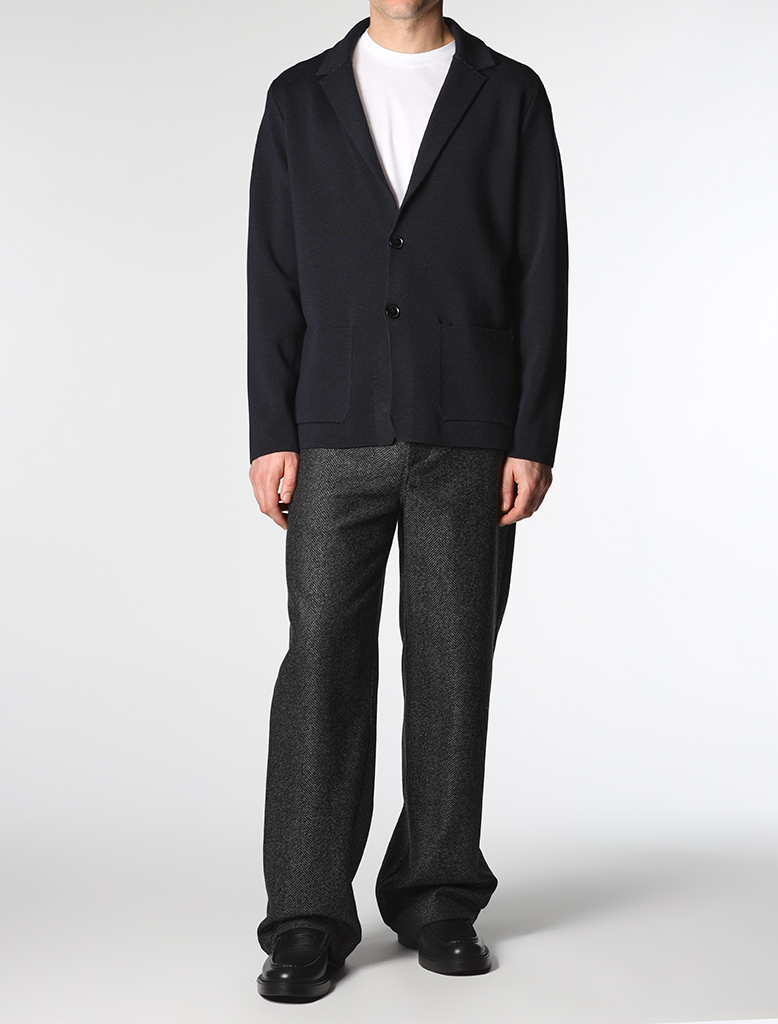 SUPER FINE MERINO KNIT JACKET