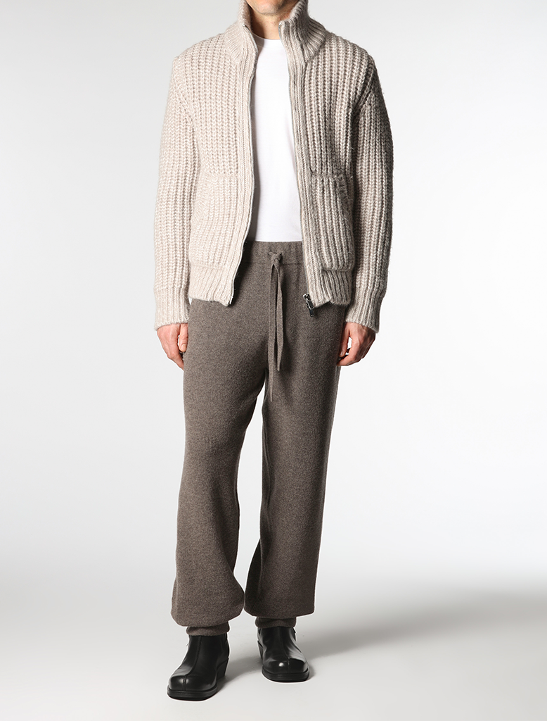 RIB KNIT TRACKPANT