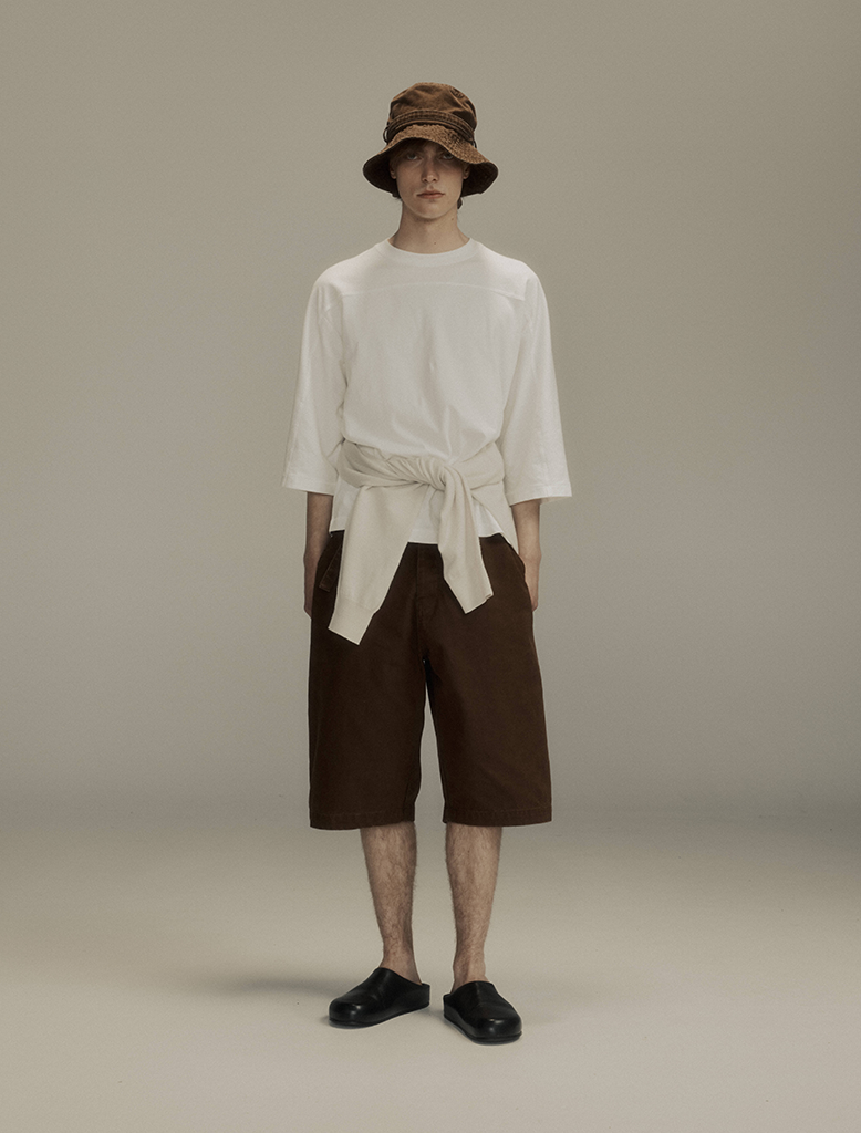 DOUBLE PLEATED SHORTS