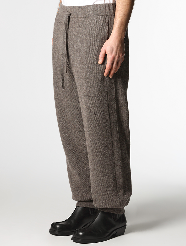 RIB KNIT TRACKPANT