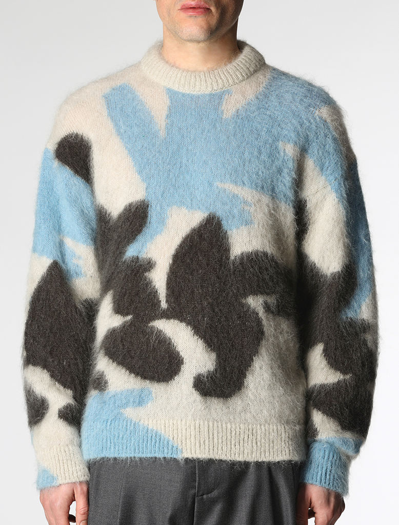 MOHAIR CREW NECK KNIT