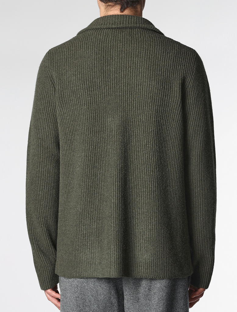 RIB KNIT BLAZER