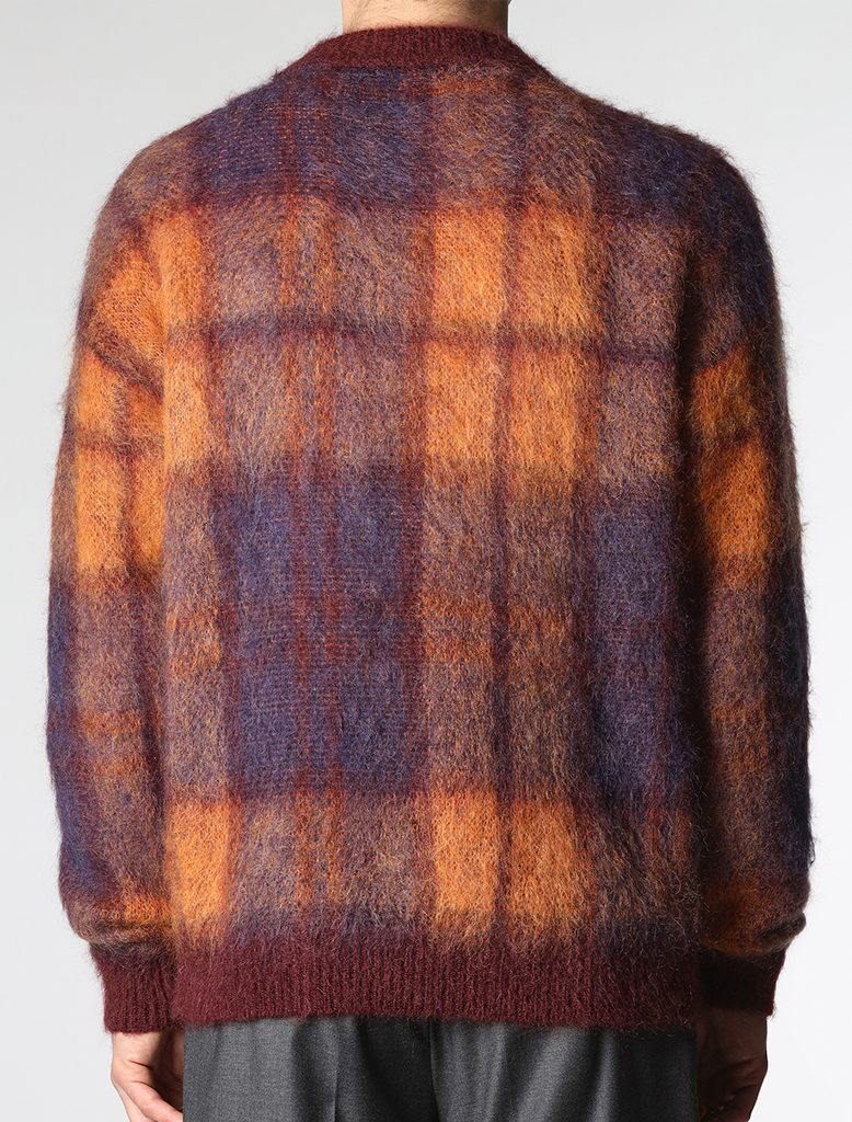 KID MOHAIR CREW NECK KNIT