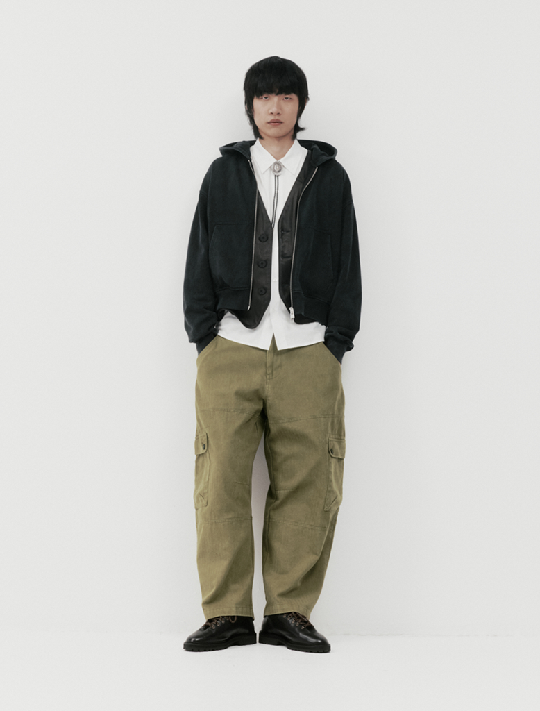 DART-KNEE CARGO PANTS