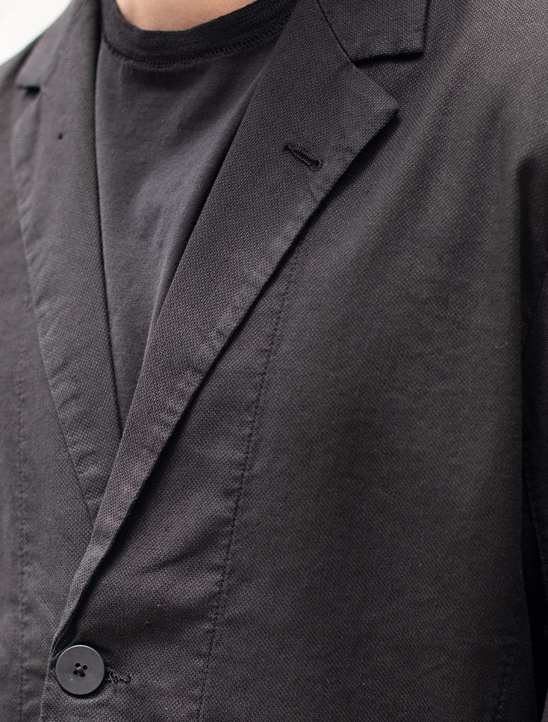 TEXTURED COTTON / LINEN  BLAZER