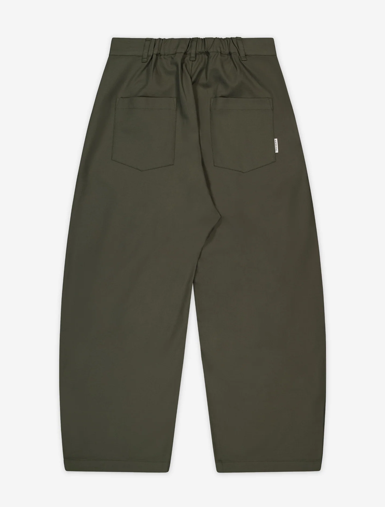 DART-KNEE PLEATED TROUSERS