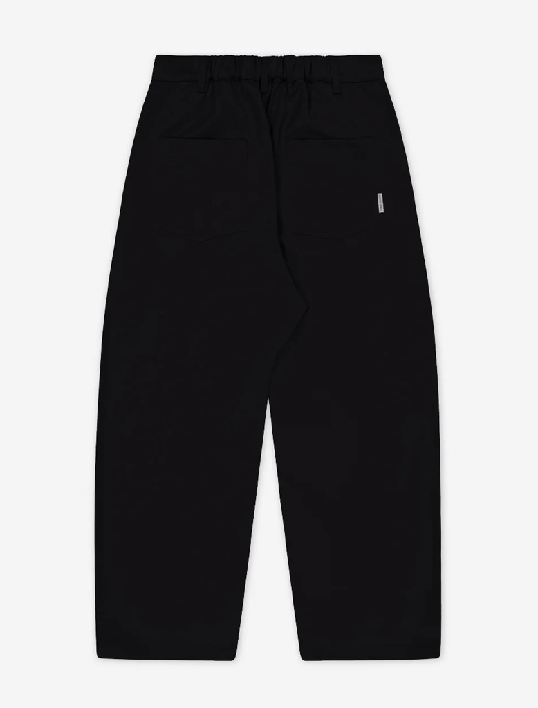 WOOL TAILORED PLEATED TROUSERS