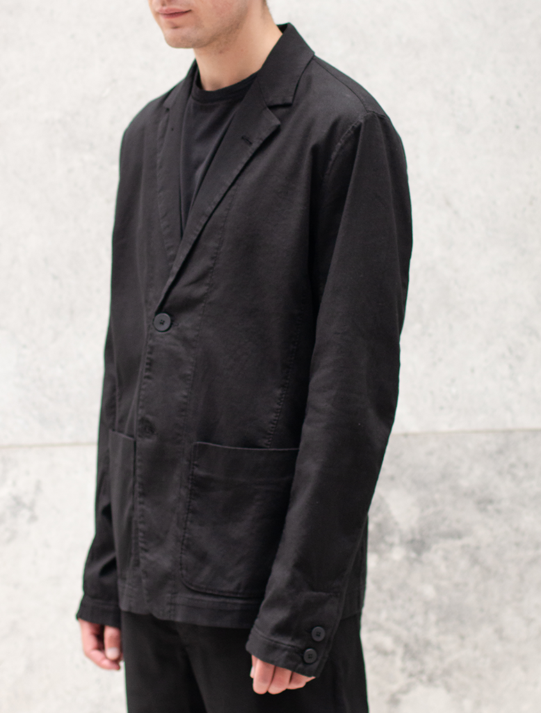 TEXTURED COTTON / LINEN  BLAZER