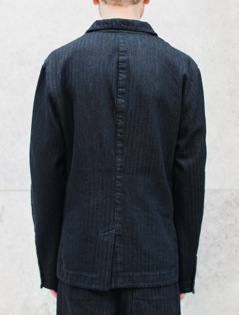 COTTON / WOOL HERRINGBONE BLAZER