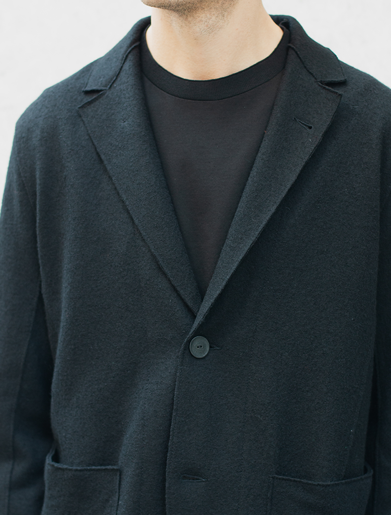 FELTED WOOL BLAZER