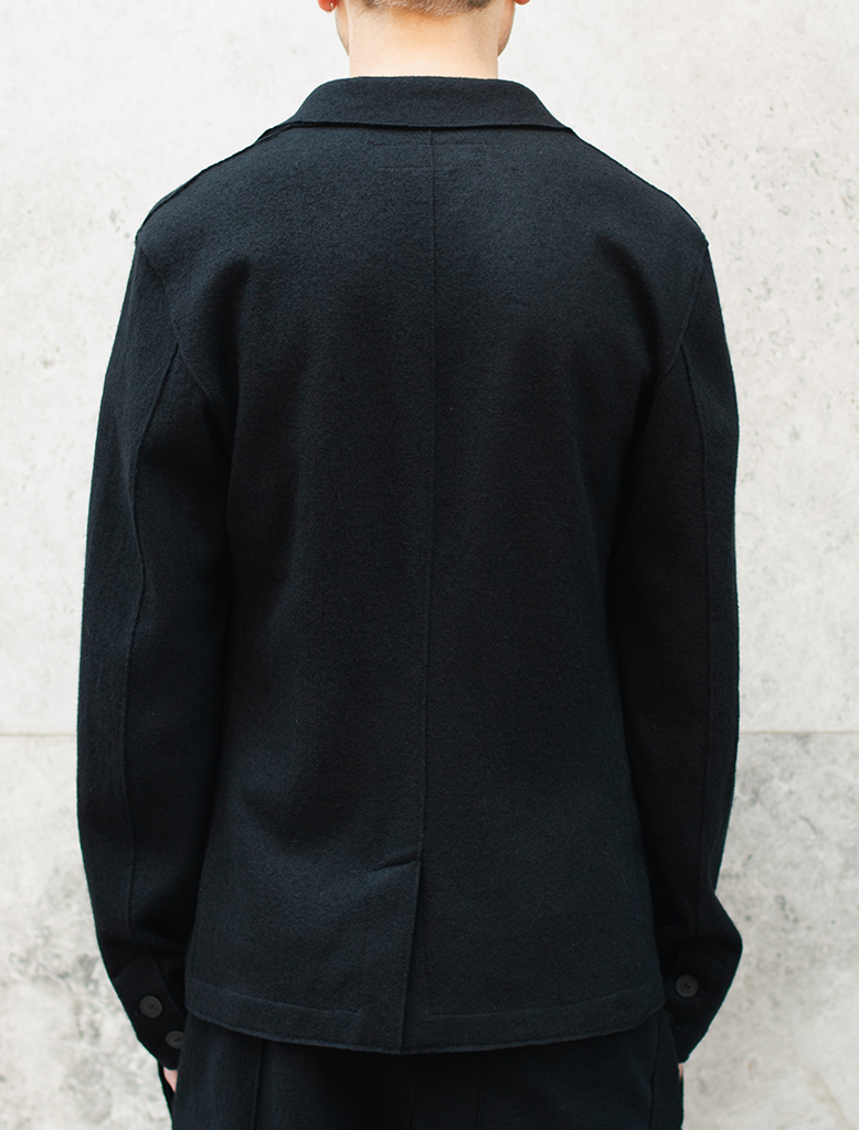 FELTED WOOL BLAZER