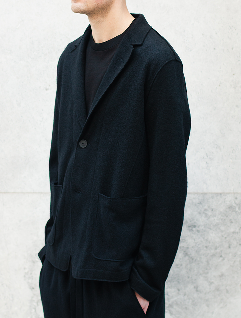 FELTED WOOL BLAZER