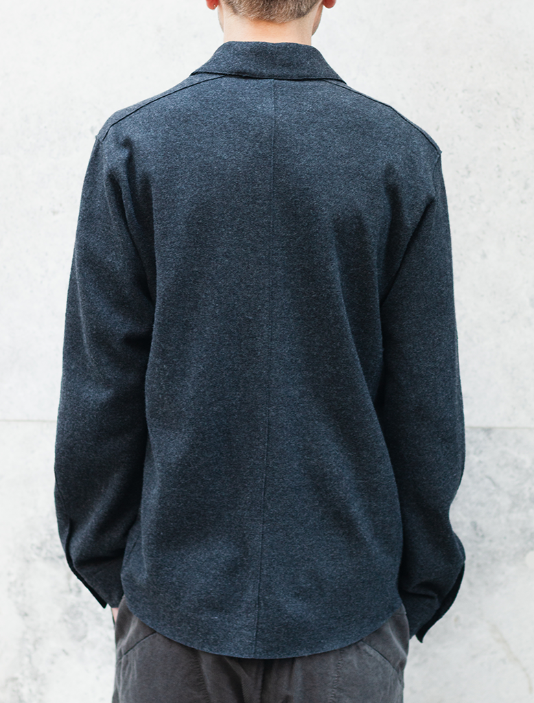 FELTED WOOL OVERSHIRT
