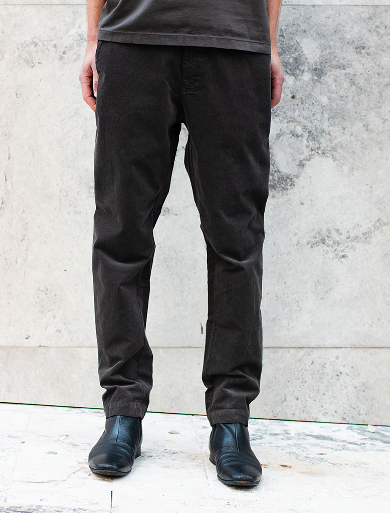 TEXTURED COTTON TROUSER