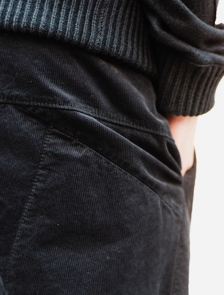 TEXTURED COTTON TROUSER