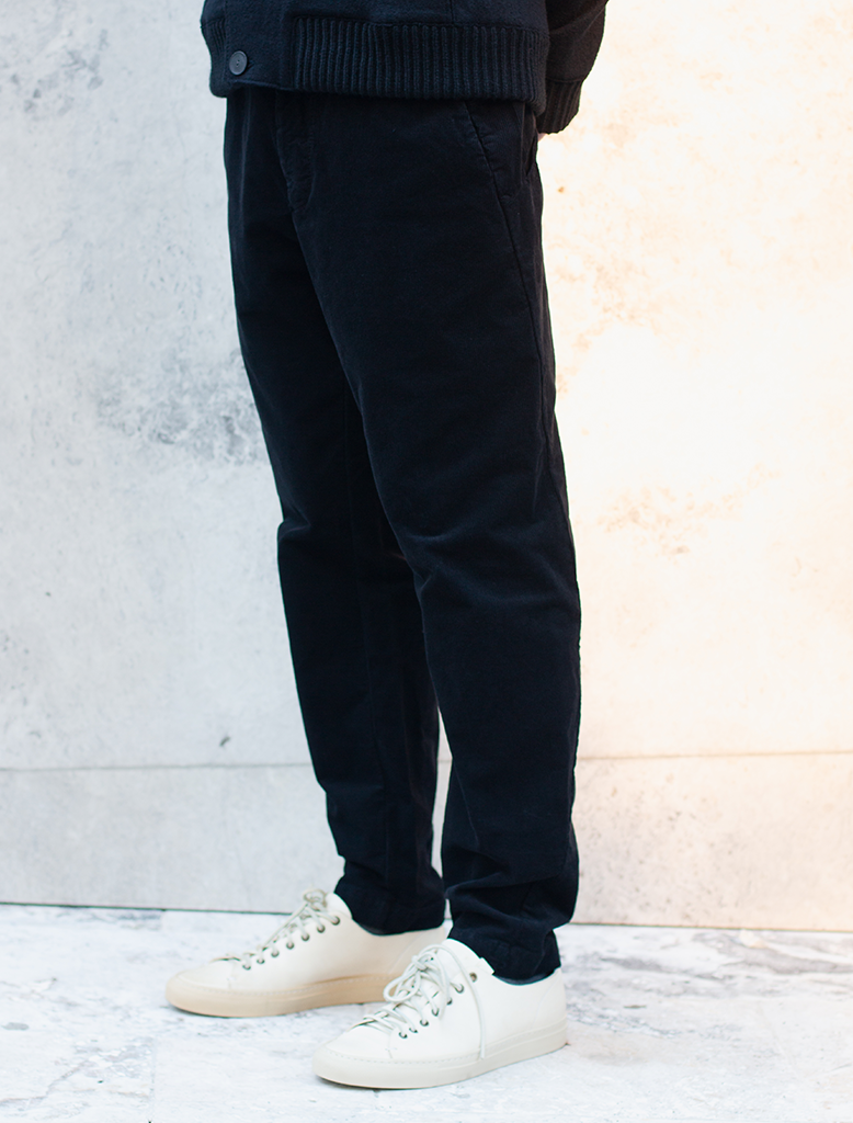 TEXTURED COTTON TROUSER