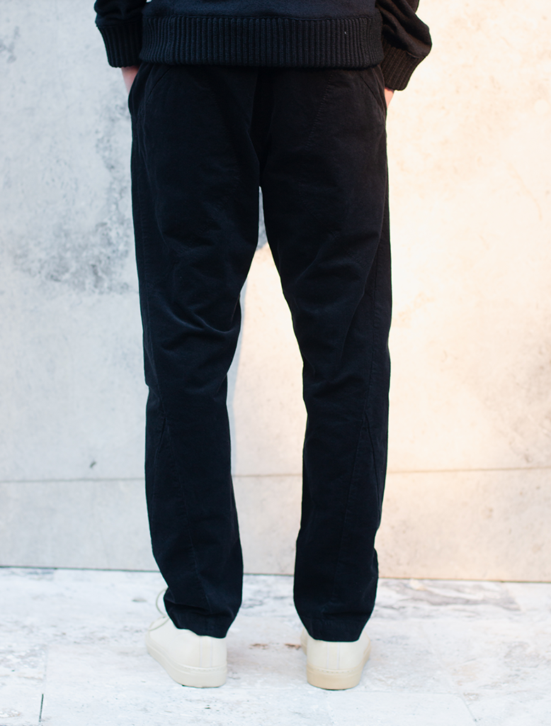 TEXTURED COTTON TROUSER