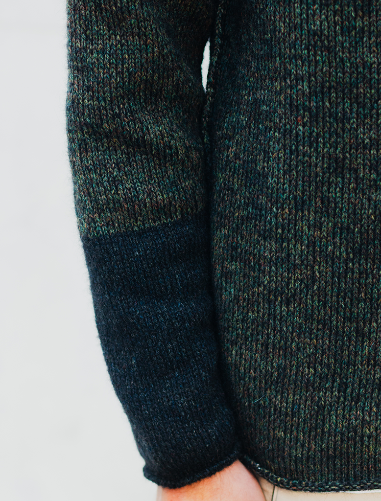 ALPACA BLEND CREW NECK KNIT