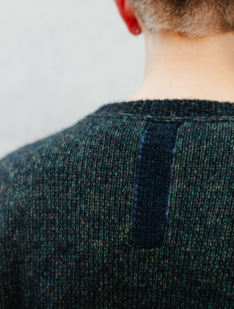 ALPACA BLEND CREW NECK KNIT