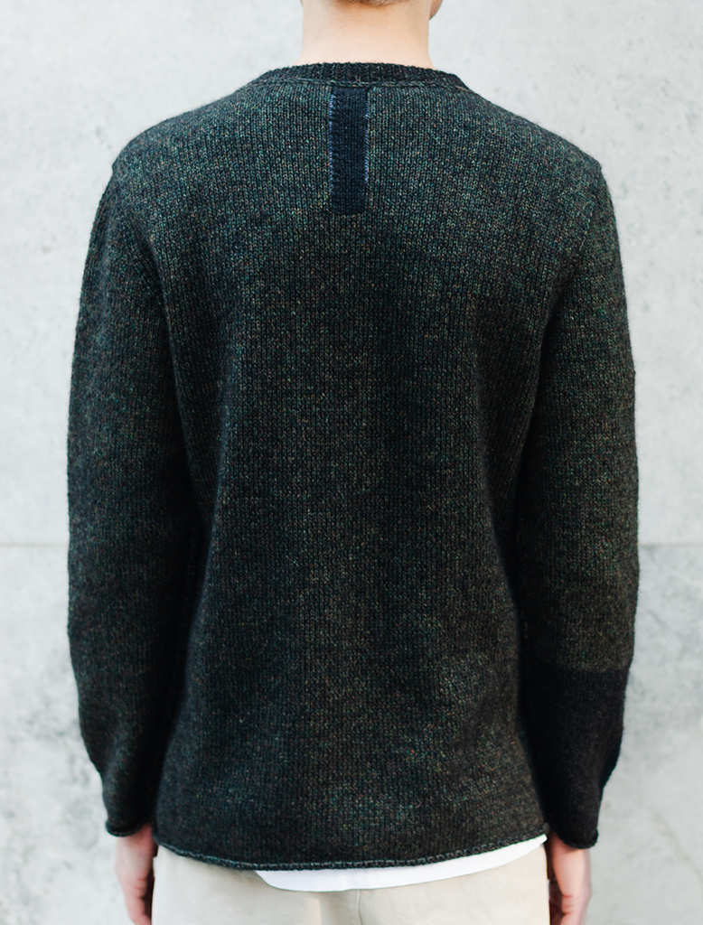 ALPACA BLEND CREW NECK KNIT