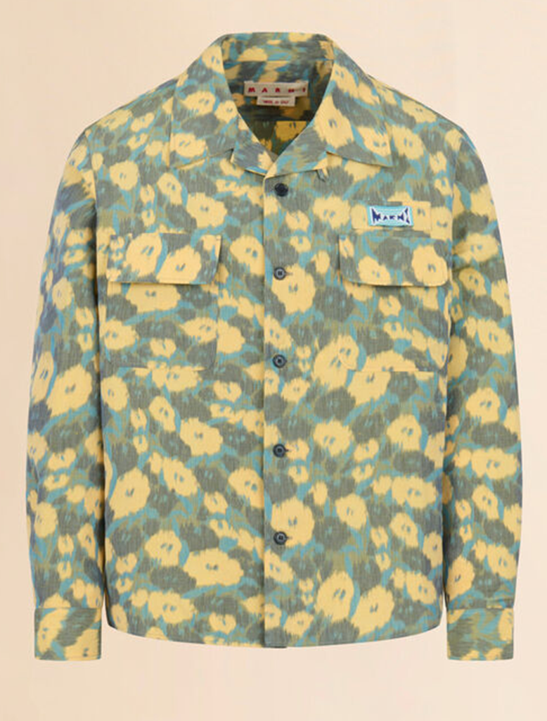 FLORAL SHIRT JACKET
