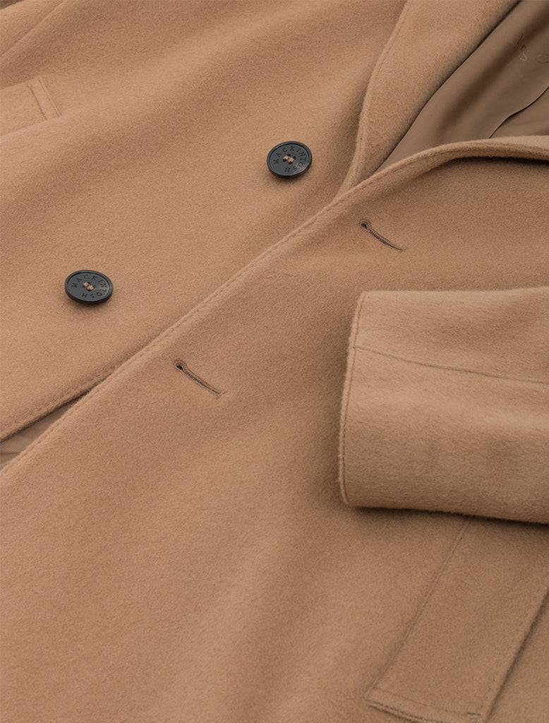 NEW STANLEY WOOL & CASHMERE COAT - Camel