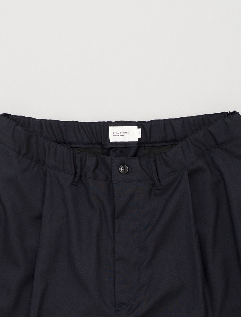 SUMMER WOOL WIDE PANTS