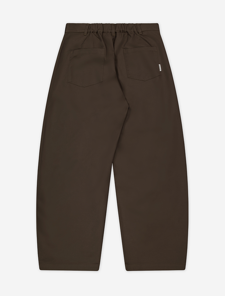 DART-KNEE PLEATED TROUSERS