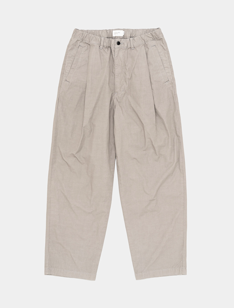 GARMENT DYED DEEP TUCK PANTS
