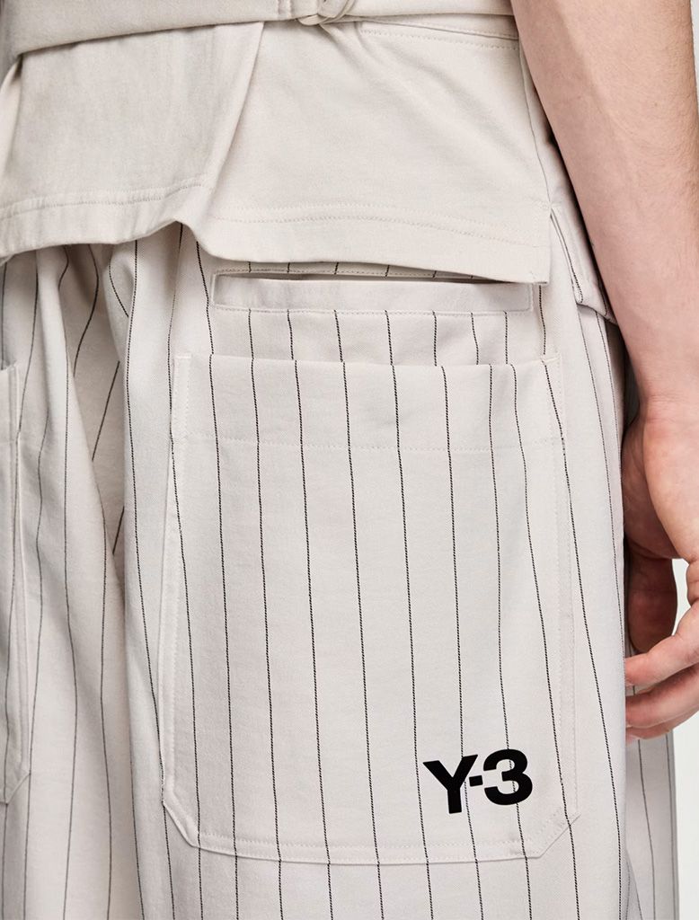 PINSTRIPE UNIFORM SHORTS